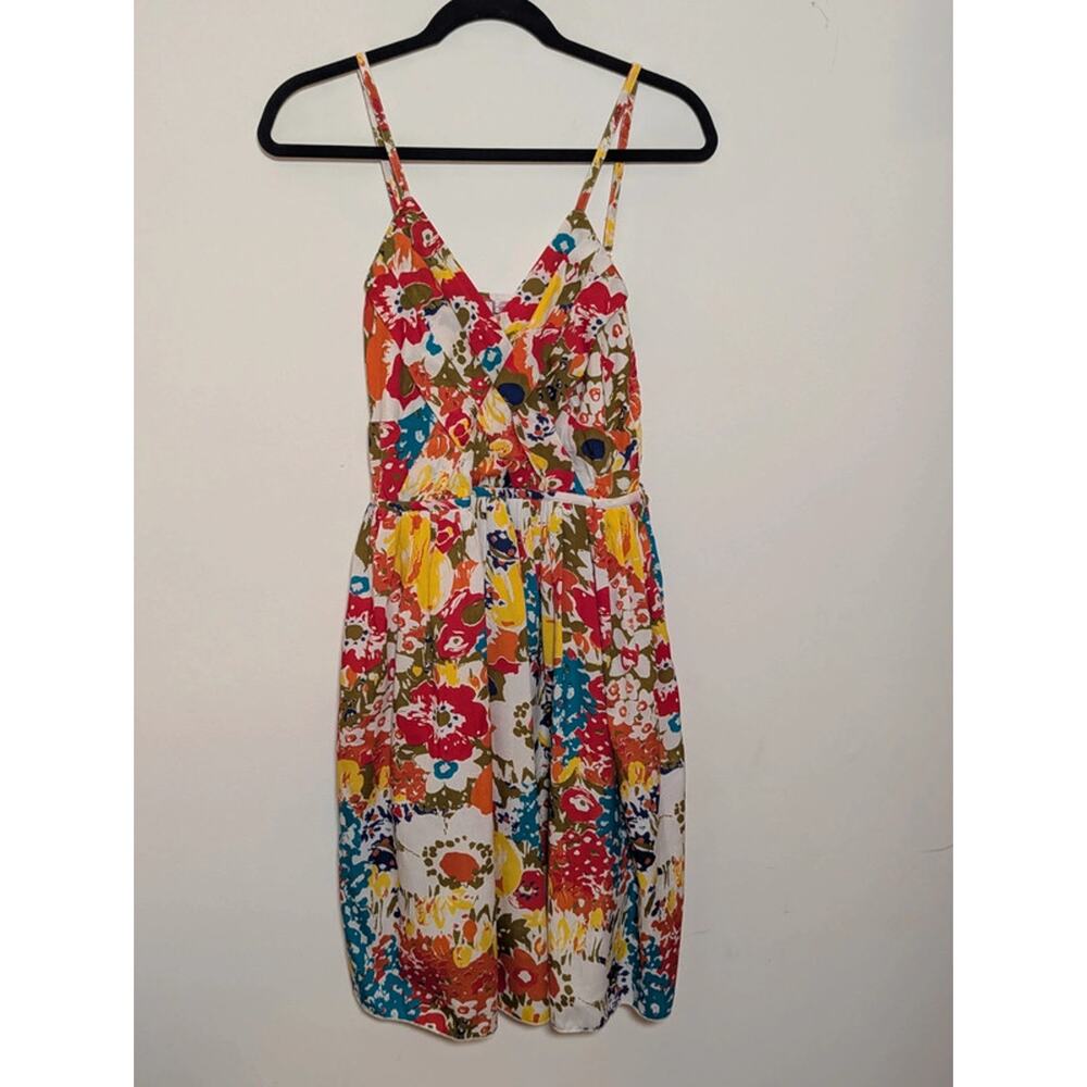 Pura Vida Floral Spaghetti Strap Dress Size Large